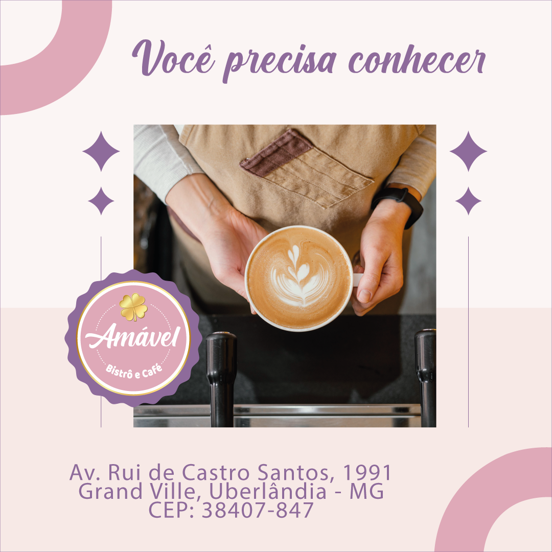 Criação de arte para cafeteria bistrô