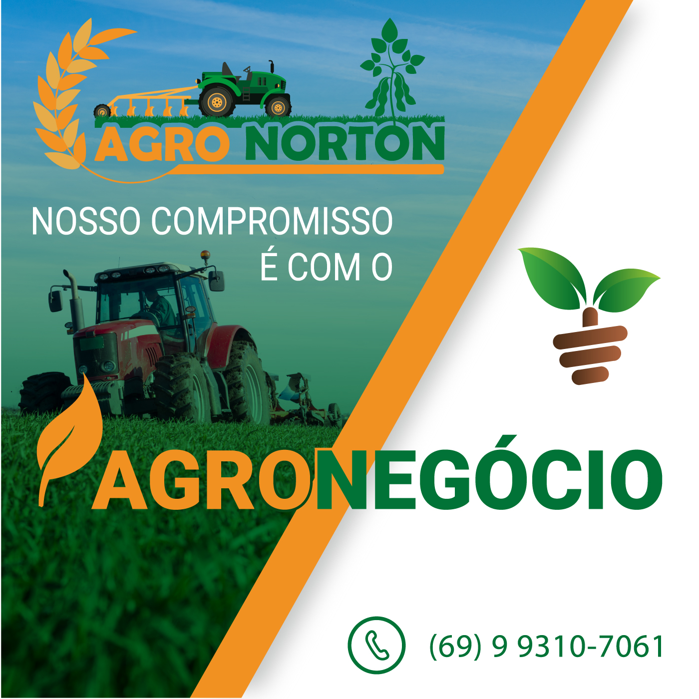 Criação de arte para social mídias profissional para agronegócio